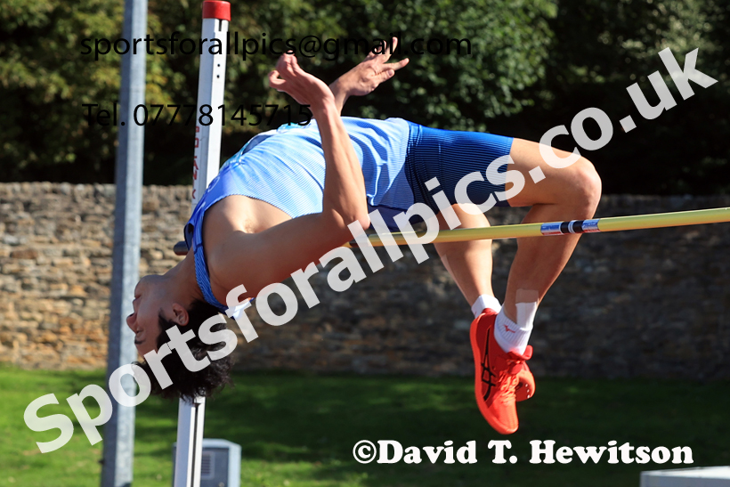 Decathlon high jump, 2025 EAP International Combined Events, Hexham, Northumberland.  Photo: David T. Hewitson/Sports for All Pics